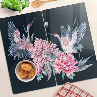 Tábua para corte Flores e pássaros