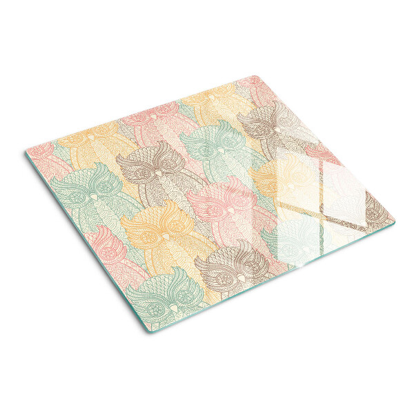 Tábua para corte Motivo de flores e pássaros