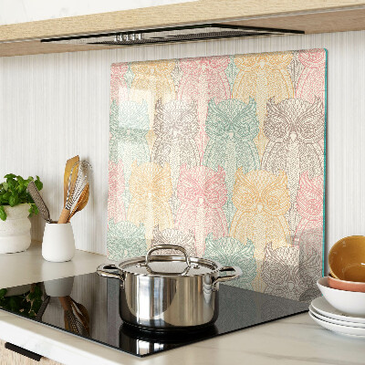 Tábua para corte Motivo de flores e pássaros