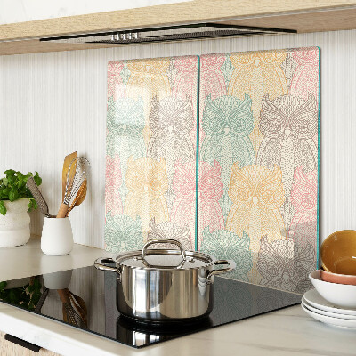 Tábua para corte Motivo de flores e pássaros