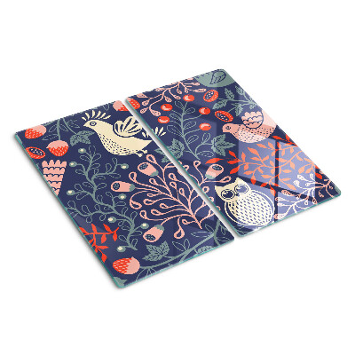 Tábua para cozinha Pássaros e Frutas no Estilo Folclórico