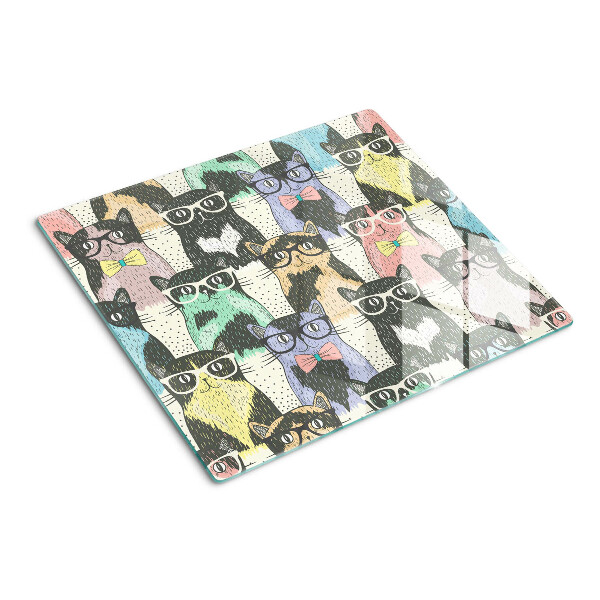 Tábua para cozinha Gatos com óculos