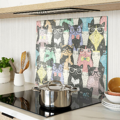 Tábua para cozinha Gatos com óculos