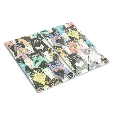 Tábua para cozinha Gatos com óculos