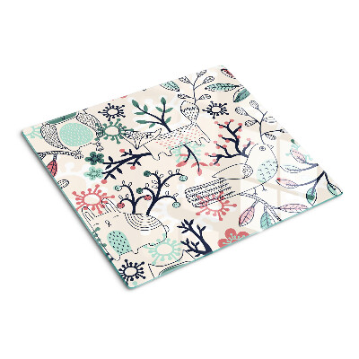 Tábua para corte Motivo de fauna e flora florestal