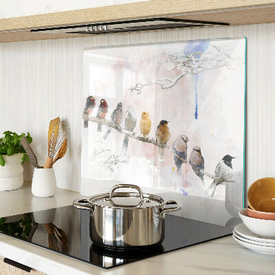Tábua para cozinha Pássaros em um galho