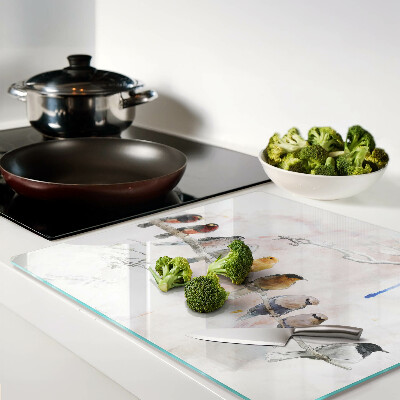 Tábua para cozinha Pássaros em um galho