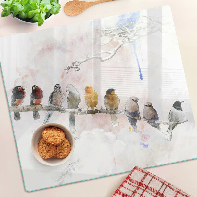 Tábua para cozinha Pássaros em um galho