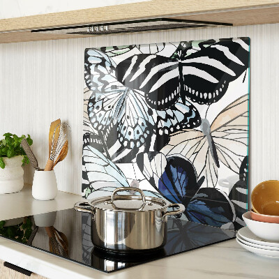 Tábua para corte Motivo de borboleta em várias cores
