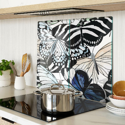 Tábua para corte Motivo de borboleta em várias cores