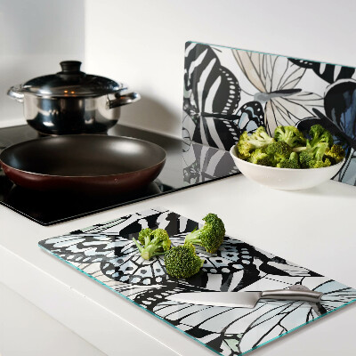 Tábua para corte Motivo de borboleta em várias cores