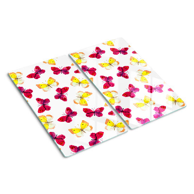 Tábua para cozinha Motivo de borboleta em cores de primavera