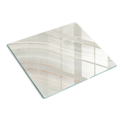 Tábua para corte Mármore com fios de ouro