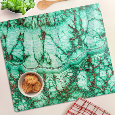 Tábua para cozinha Mármore em tons de verde