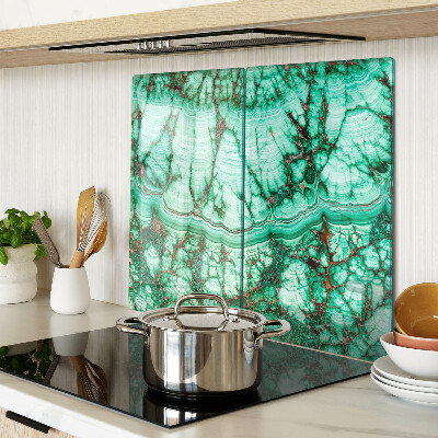 Tábua para cozinha Mármore em tons de verde