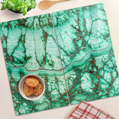 Tábua para cozinha Mármore em tons de verde