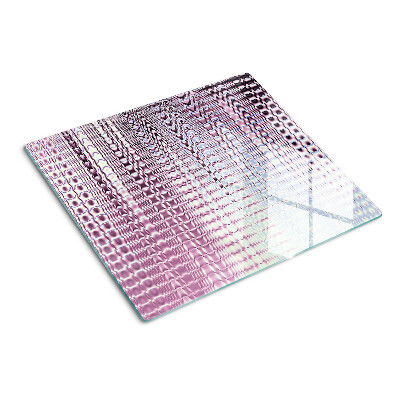 Tábua para corte Ondas em tons de rosa
