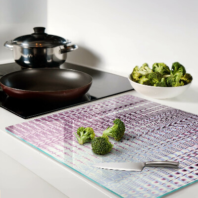 Tábua para corte Ondas em tons de rosa