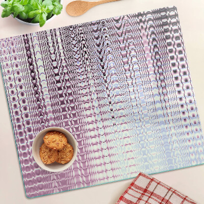 Tábua para corte Ondas em tons de rosa