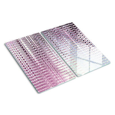 Tábua para corte Ondas em tons de rosa