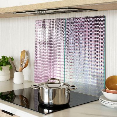 Tábua para corte Ondas em tons de rosa