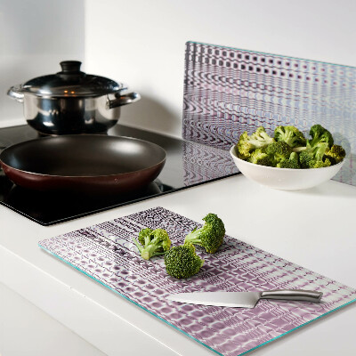 Tábua para corte Ondas em tons de rosa