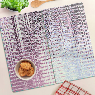 Tábua para corte Ondas em tons de rosa