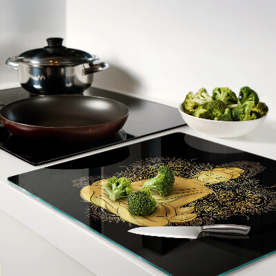 Tábua para corte Buda em meditação