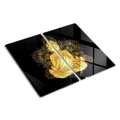 Tábua para corte Buda em meditação