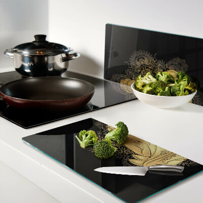 Tábua para corte Buda em meditação