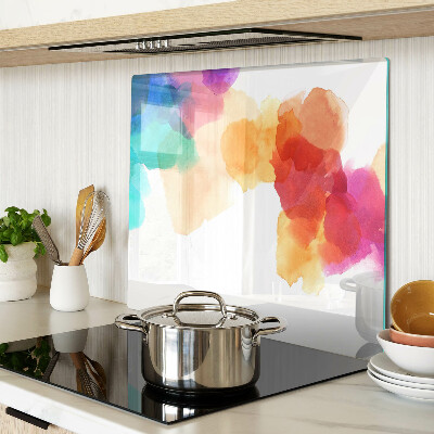 Tábua para cozinha Manchas coloridas de aquarela