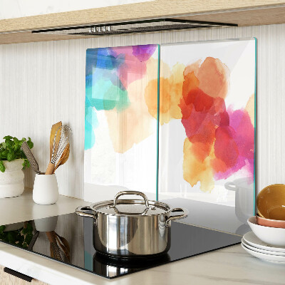 Tábua para cozinha Manchas coloridas de aquarela