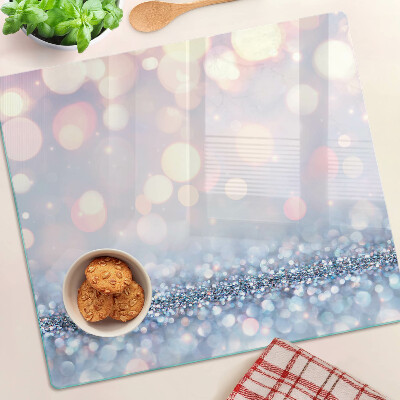 Tábua para cozinha Luzes brilhantes com detalhes em diamante