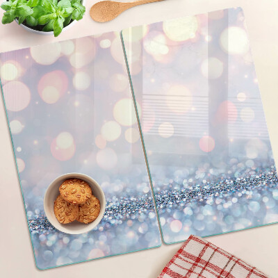 Tábua para cozinha Luzes brilhantes com detalhes em diamante