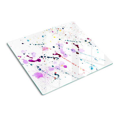 Tábua para corte Respingos de tinta em estilo abstrato