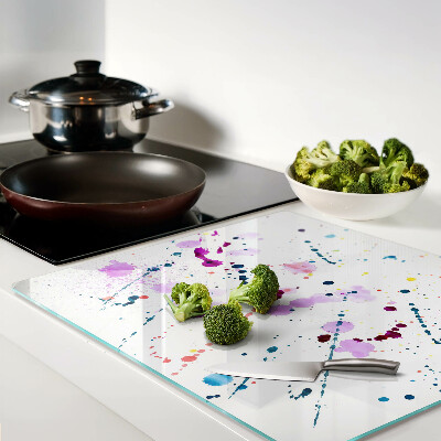 Tábua para corte Respingos de tinta em estilo abstrato