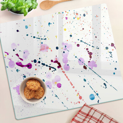 Tábua para corte Respingos de tinta em estilo abstrato