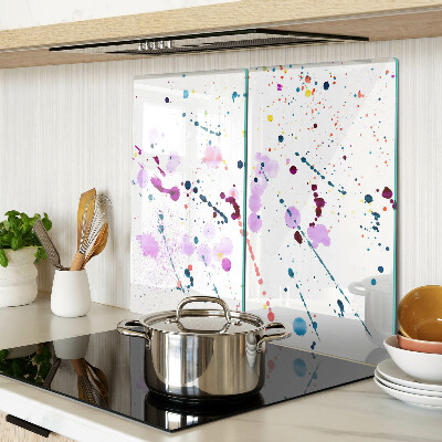 Tábua para corte Respingos de tinta em estilo abstrato