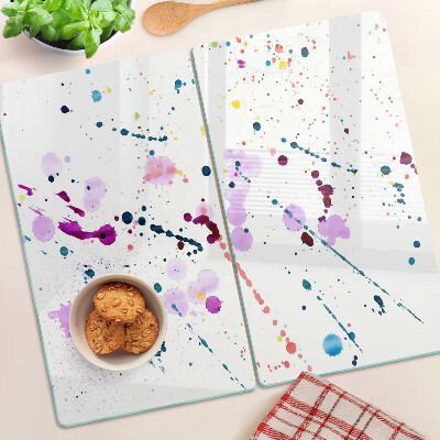 Tábua para corte Respingos de tinta em estilo abstrato