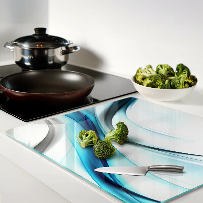 Tábua para cozinha Ondas em tons de azul