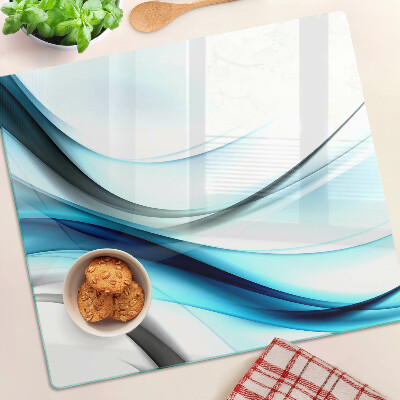 Tábua para cozinha Ondas em tons de azul