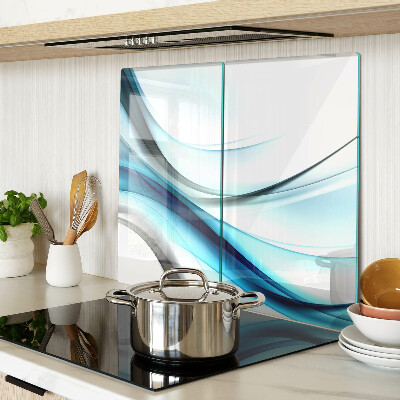 Tábua para cozinha Ondas em tons de azul