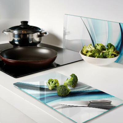 Tábua para cozinha Ondas em tons de azul