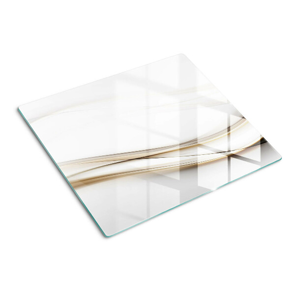 Tábua para corte Ondas abstratas em tons de bege