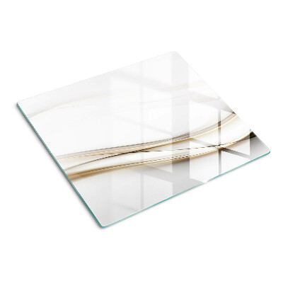 Tábua para corte Ondas abstratas em tons de bege