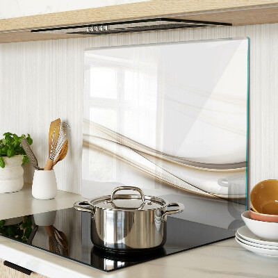 Tábua para corte Ondas abstratas em tons de bege