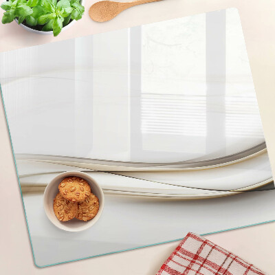 Tábua para corte Ondas abstratas em tons de bege