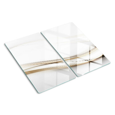 Tábua para corte Ondas abstratas em tons de bege