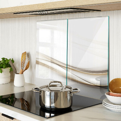 Tábua para corte Ondas abstratas em tons de bege