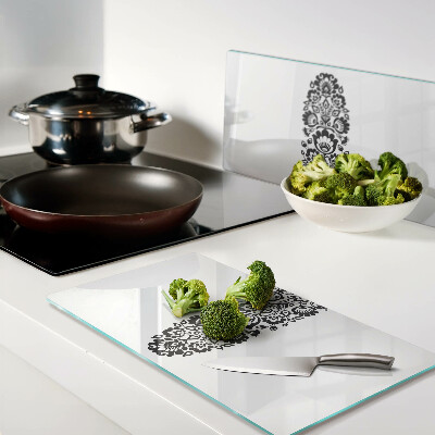 Tábua para cozinha Motivo floral em estilo folclórico